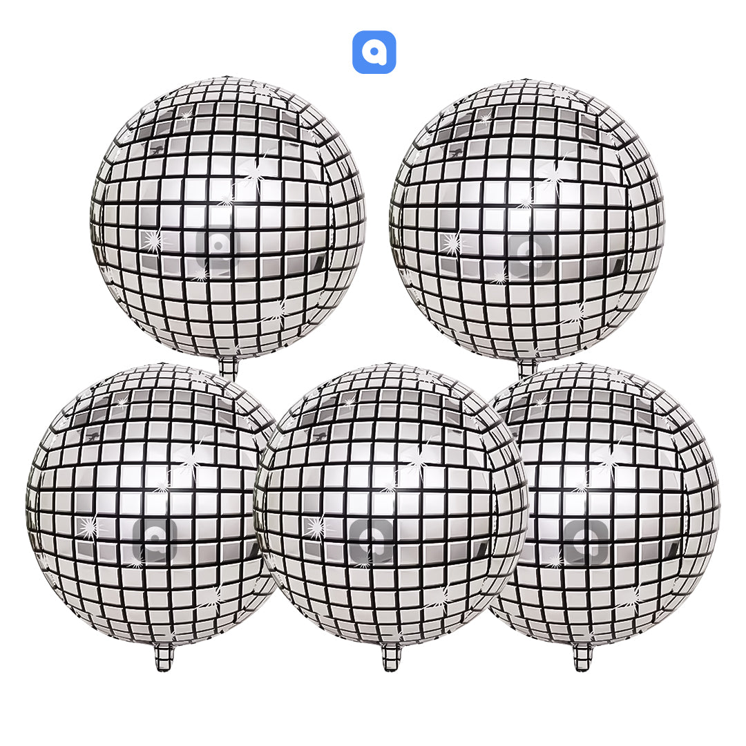 3D Orbz Foil Balloon Set (5 Pcs) – Party Balloons - Ardor