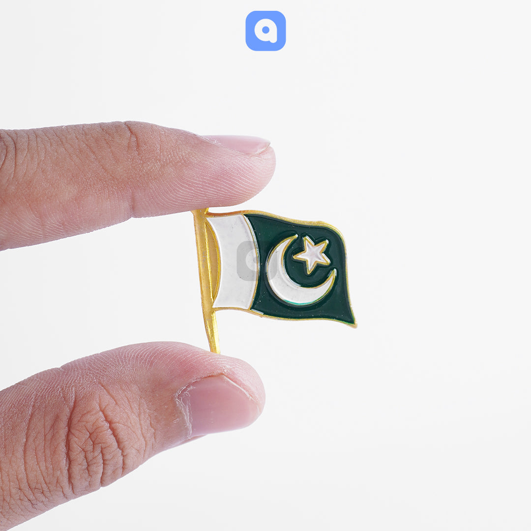 Pack of 100 - Pakistan Flag Badges