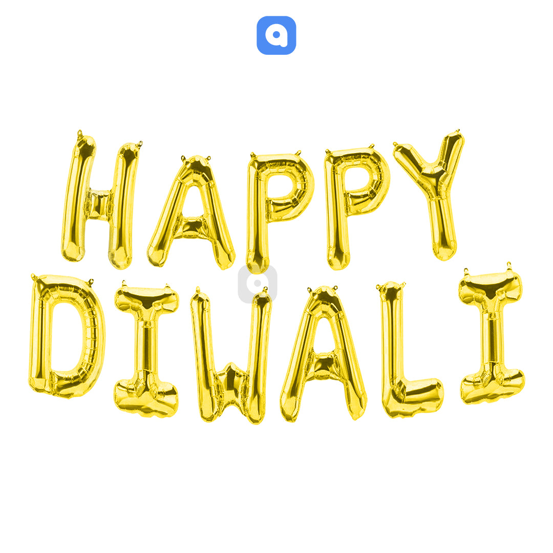 Happy Diwali Foil Balloon Set