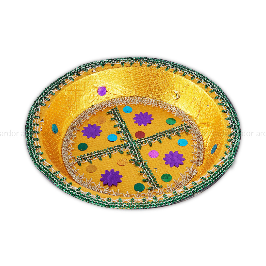 Fancy Mehndi Plates - Wedding
