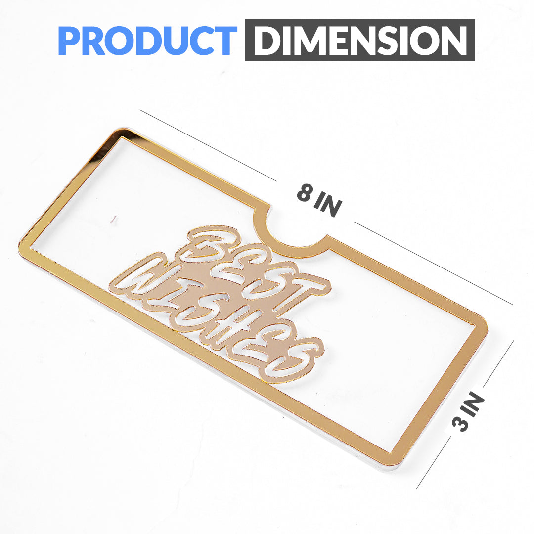 Best Wishes Acrylic Envelopes