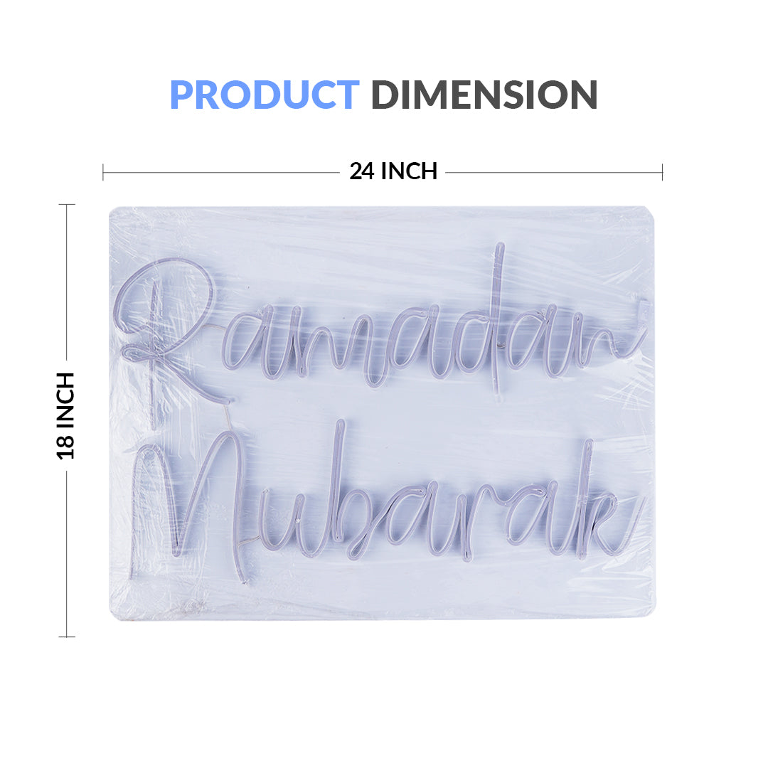 Ramadan Mubarak Neon Sign