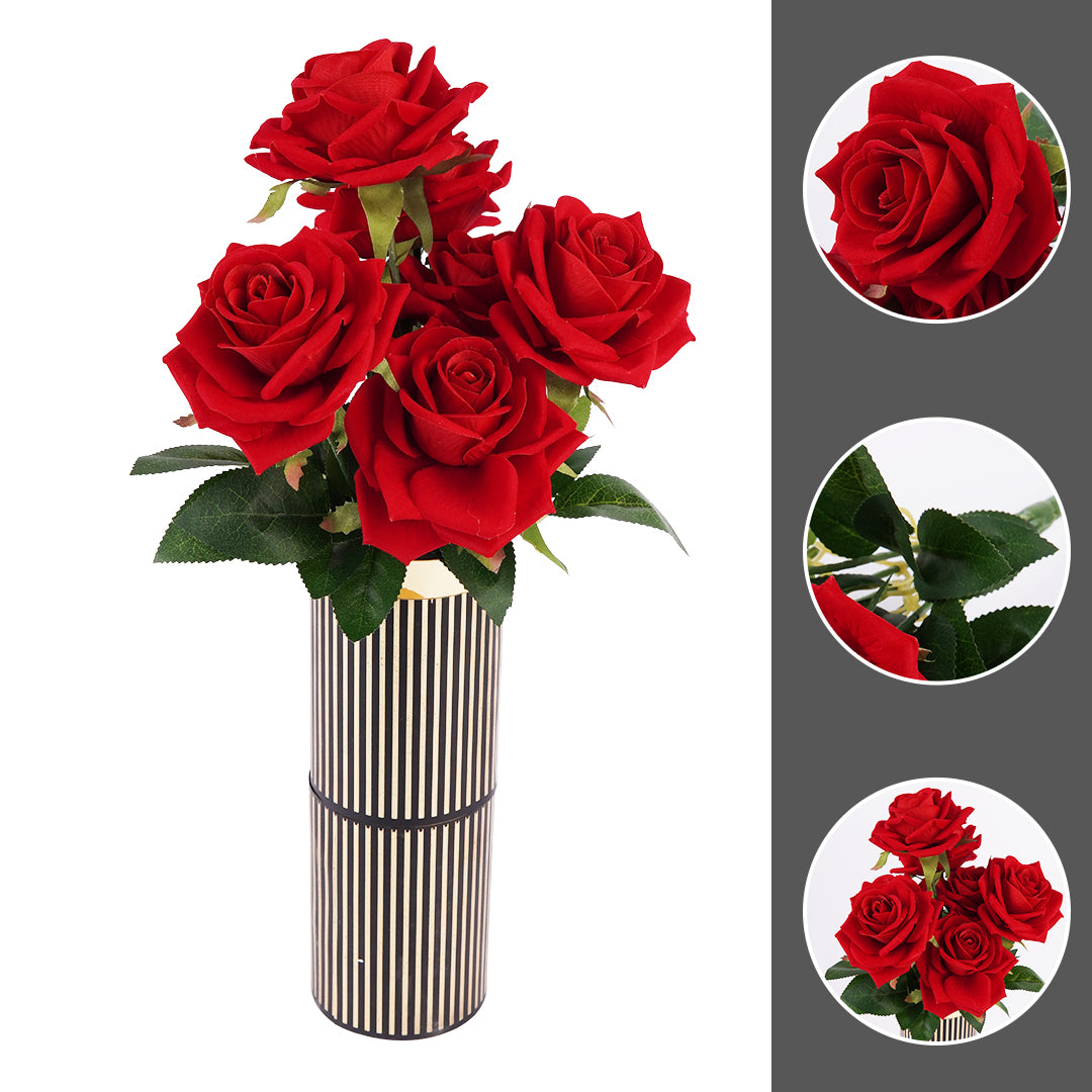 Artificial Flowers Bouqet Velvet fabric - Ardor