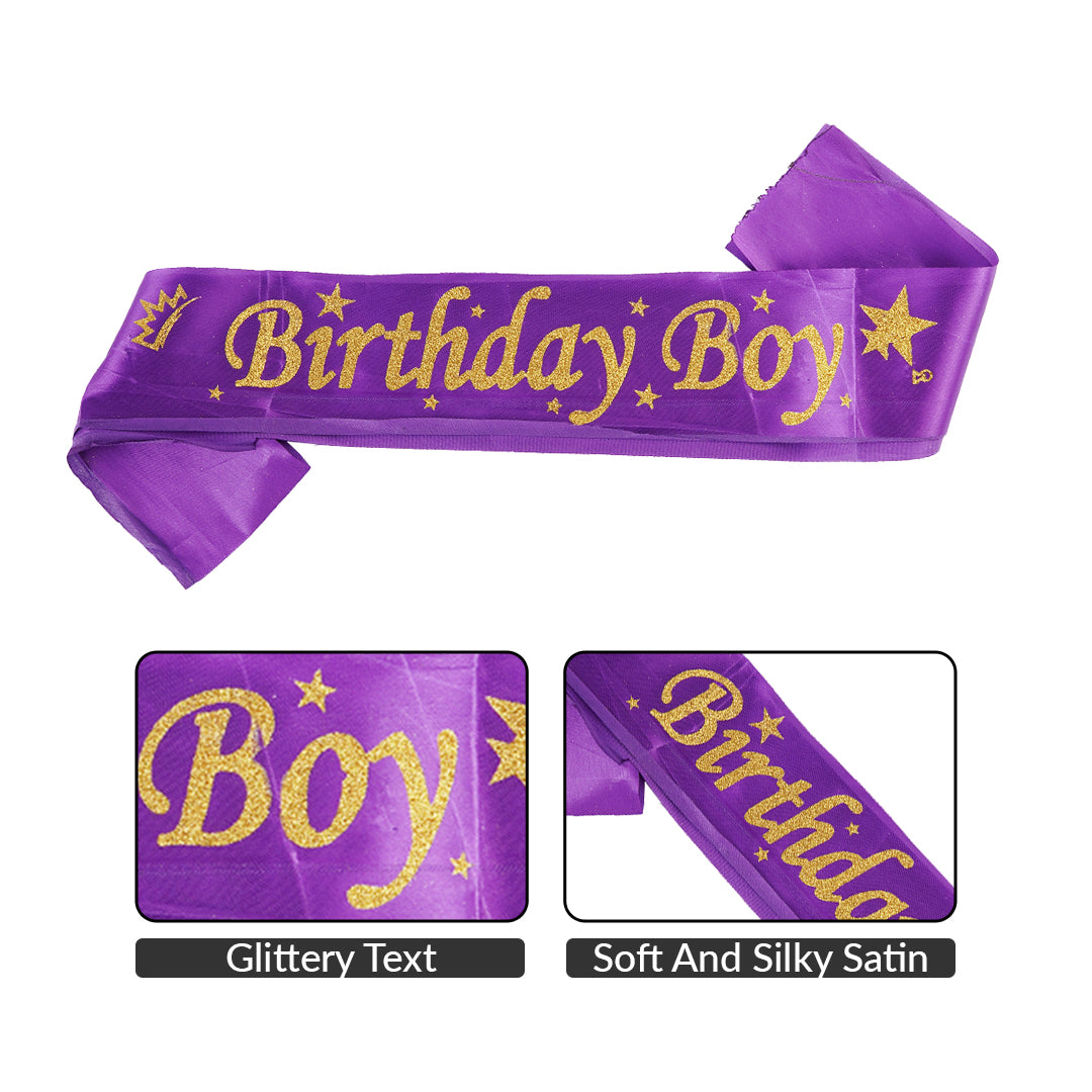 Birthday Boy Sash – Party Accessory for Celebrations