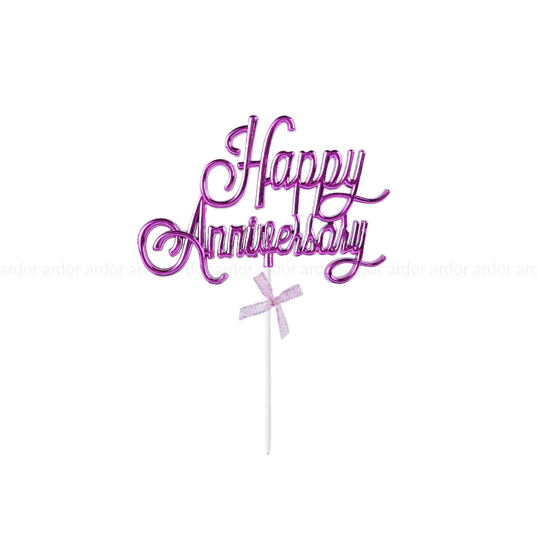 Happy Anniversary Cake Toppers