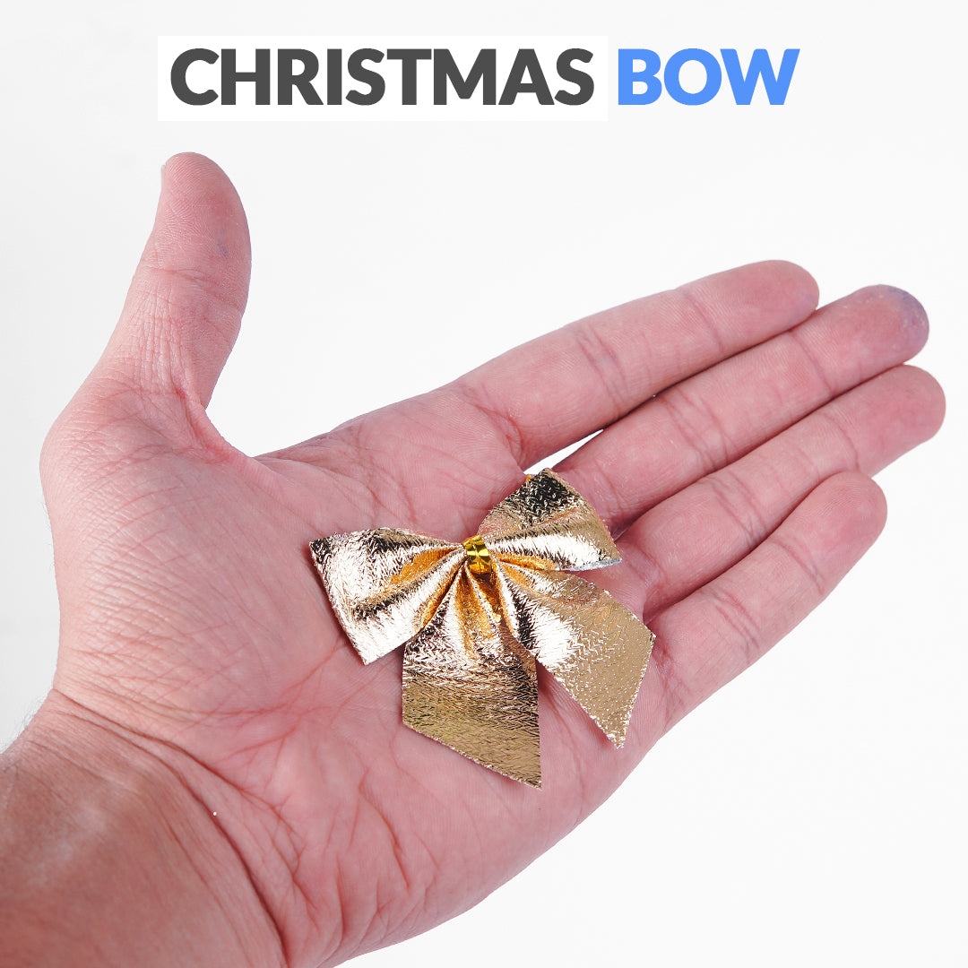 Christmas Bow 12 Pcs For Christmas Decor
