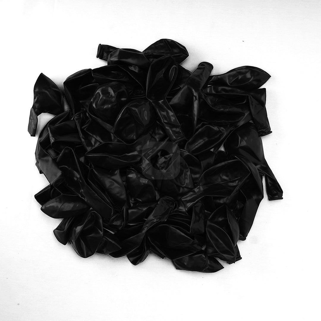 Pack of 100 - 2.8 gram - Black latex Balloon