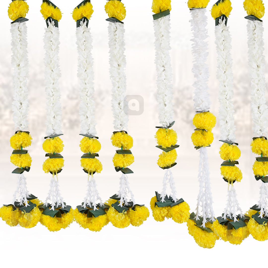 Marigold Garland for wedding, dholki, mayoun decoration
