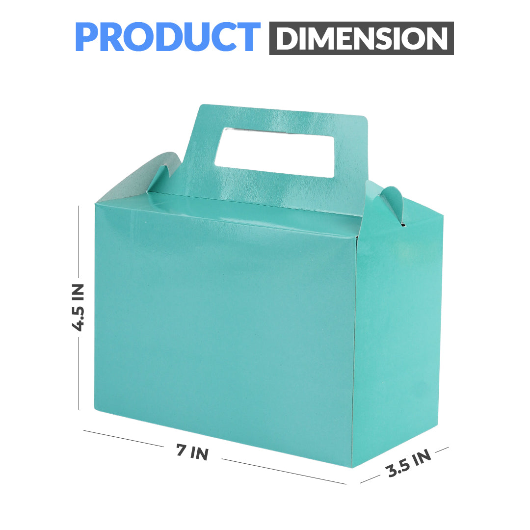 Sea Green Color Goodie Boxes