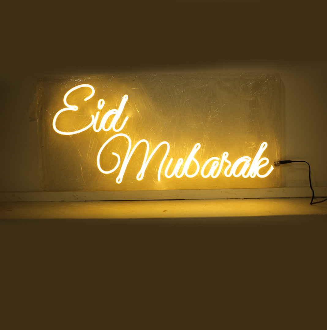 Eid Mubarak Neon Sign – LED Festive Wall & Event Decoration