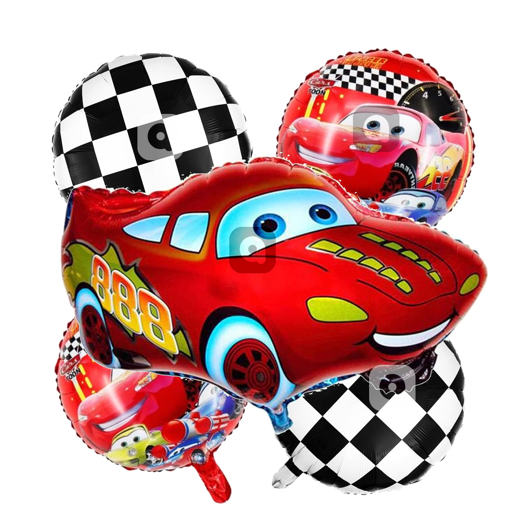 Car Foil Balloon - 5 pcs Set
