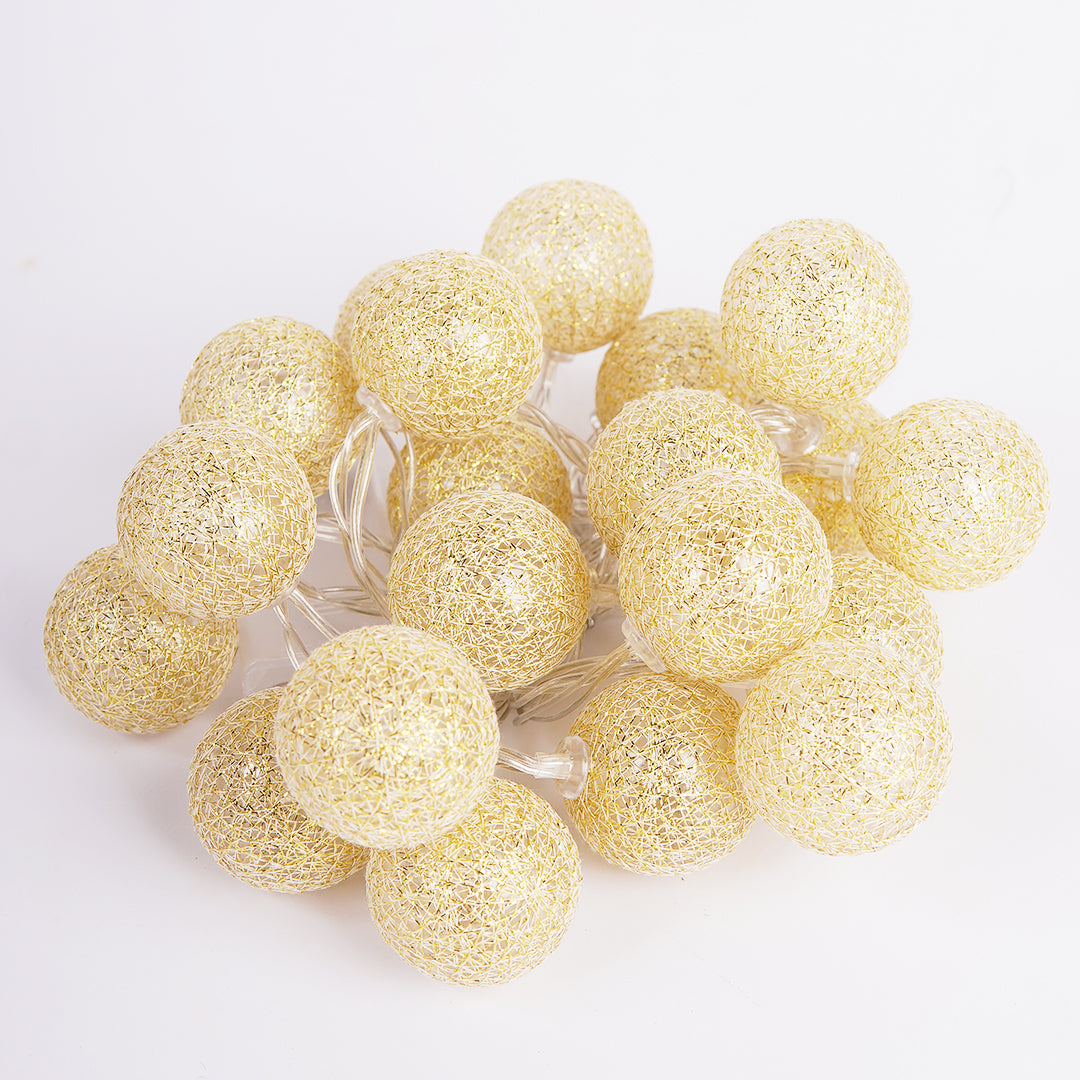 Ball String Light – 20 Bulbs for Decoration