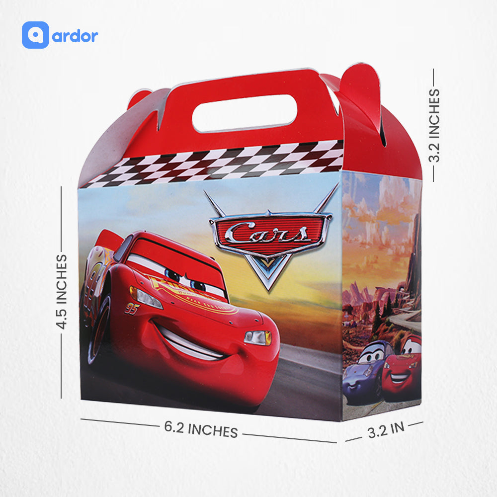 Pack of 10 Car Theme Goodie Boxes