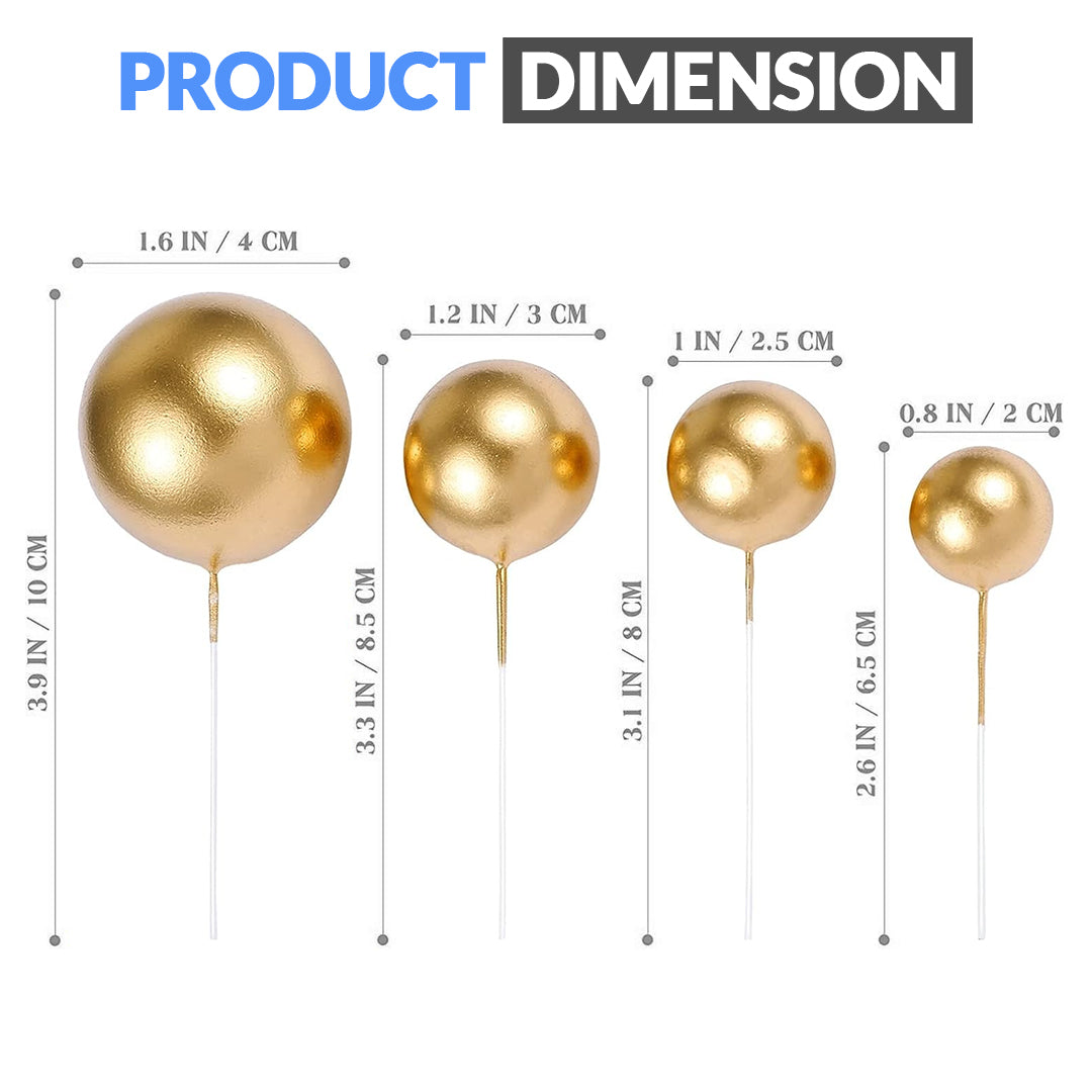 Ball Cake Topper – Decorative Birthday & Celebration Accessory