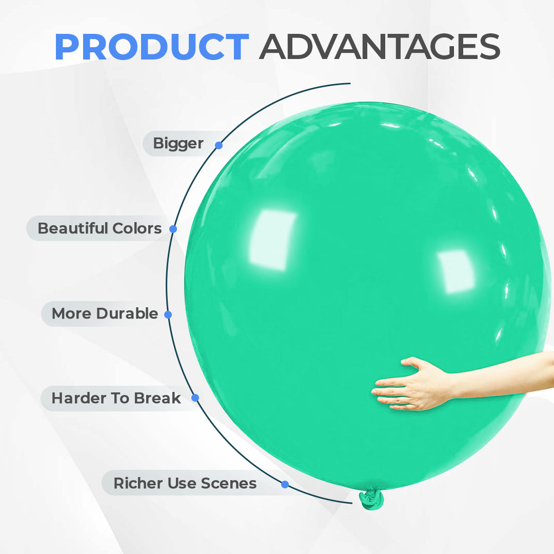 Green Giant 36 Inch Big Size Latex Balloon – Party & Event Decoration