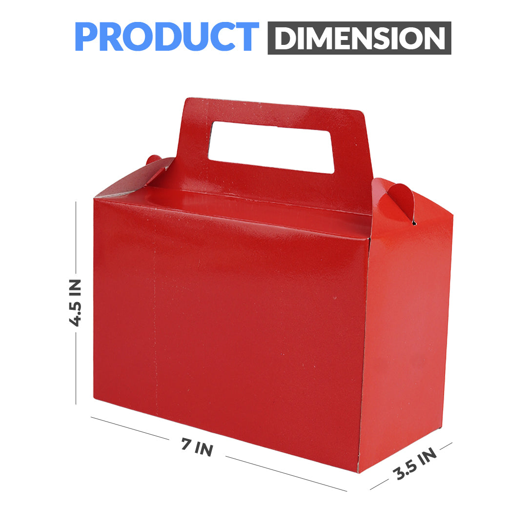 Red color Goodie Boxes