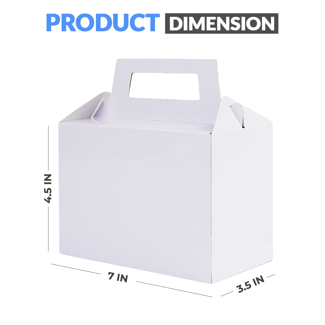 White Color Goodie Boxes