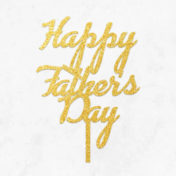 Happy Father days acrylic Cake topper- for Fathers day celebration & Decor