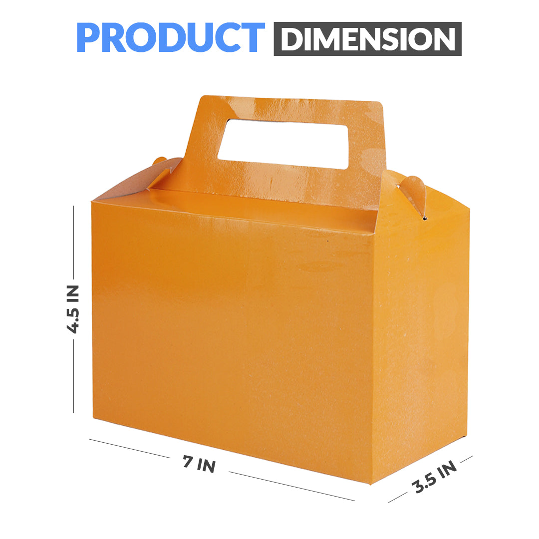 Mustard Color Goodie Boxes