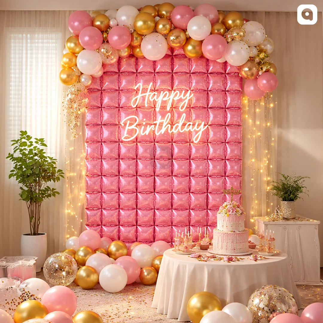 Foil Cube Curtain