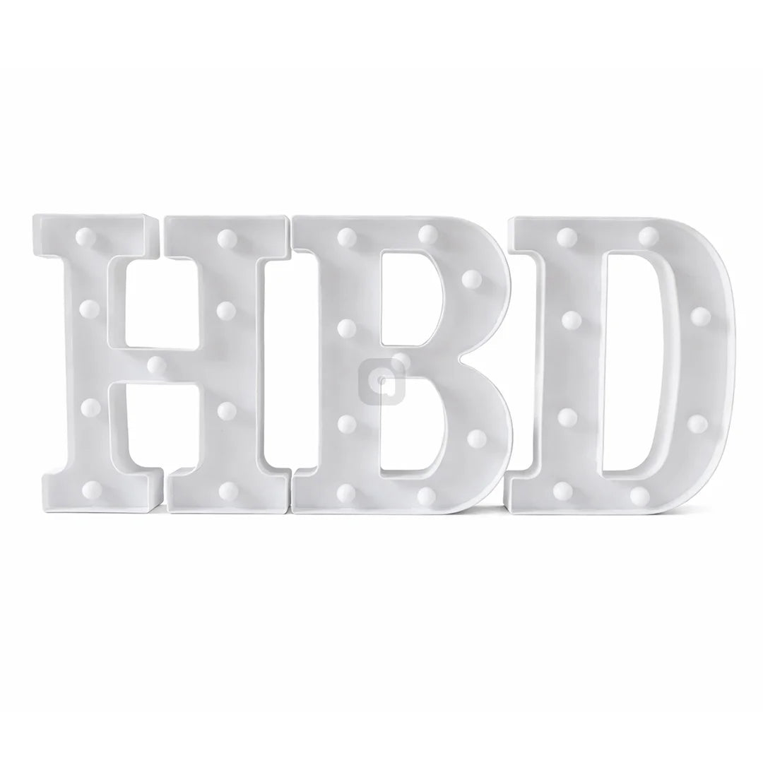 HBD LED Letters