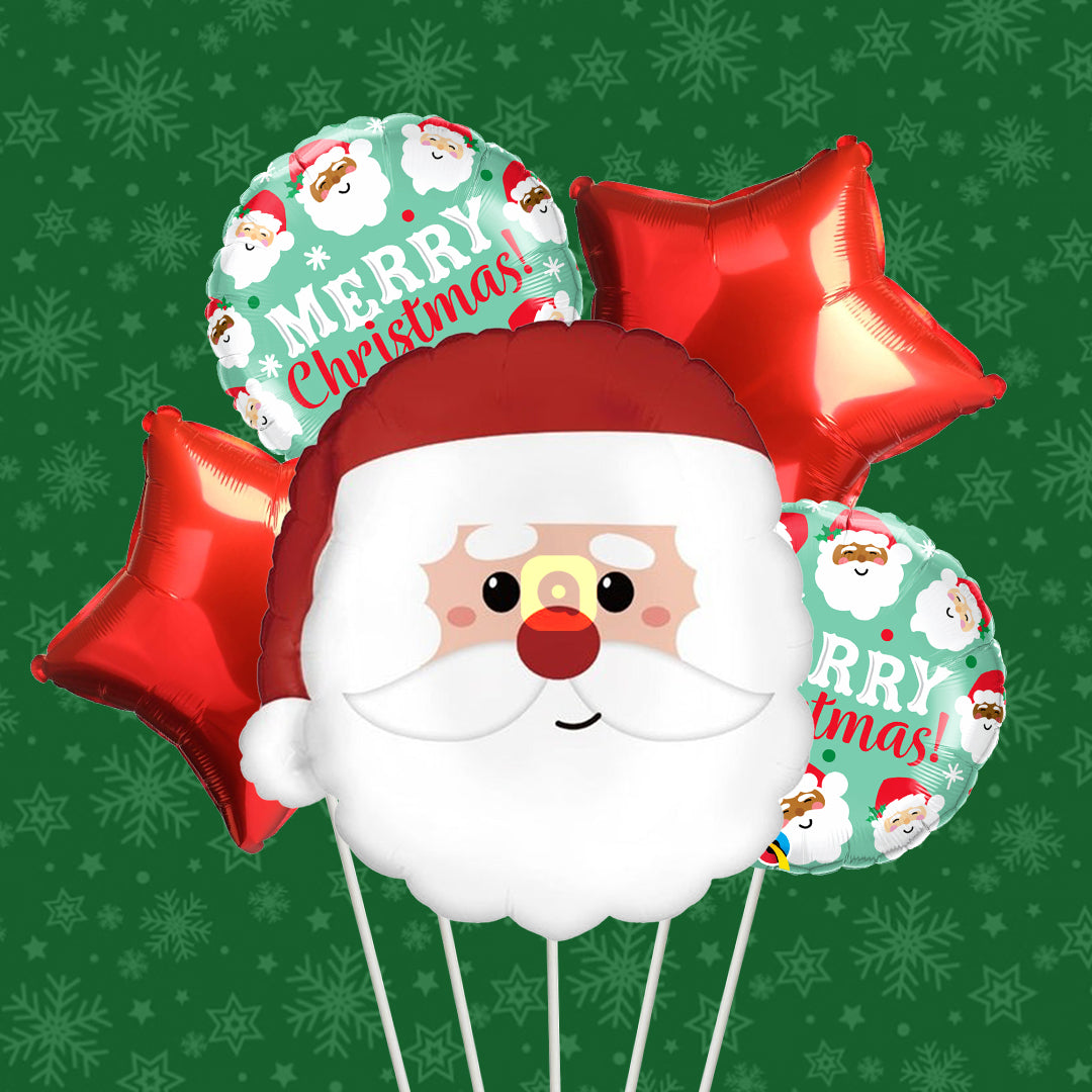 Christmas 5 Pcs Foil Balloon Set