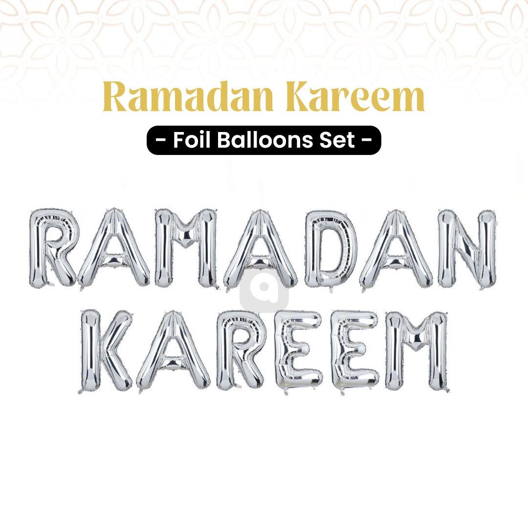 Ramadan Kareem Foil Balloon Set