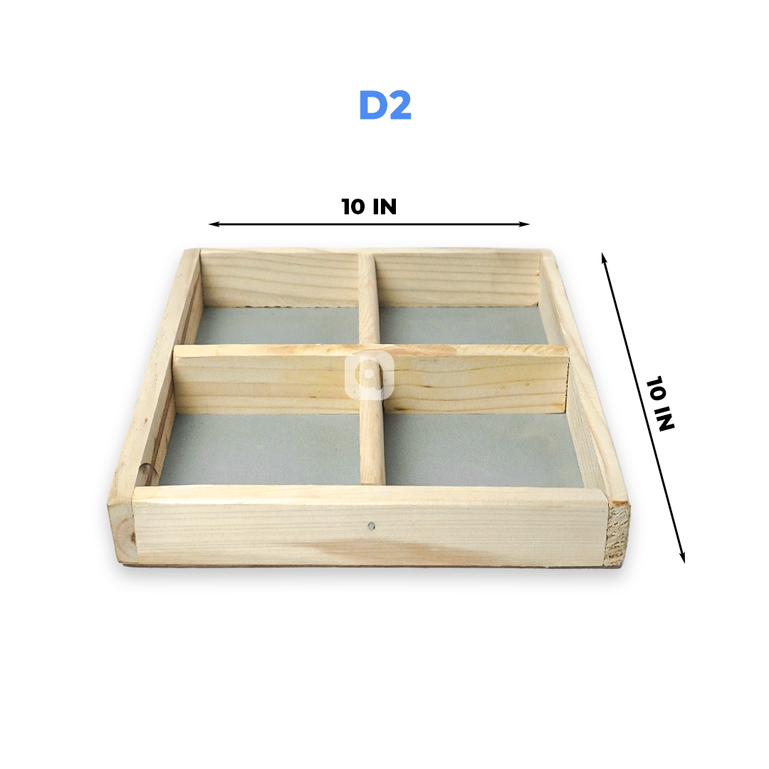 Dryfruits Partition Tray - Serving Tray