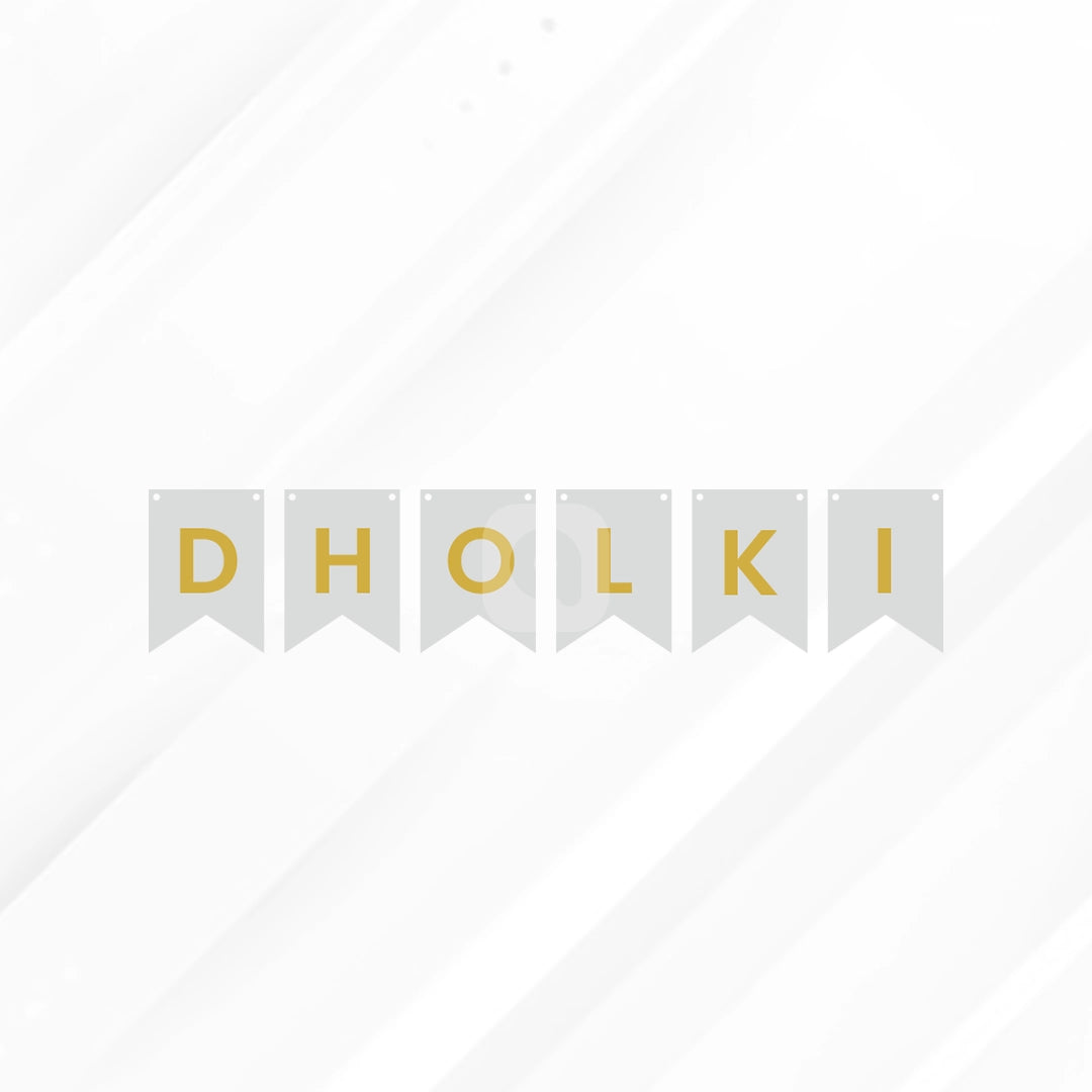 Dholki Bunting Banner