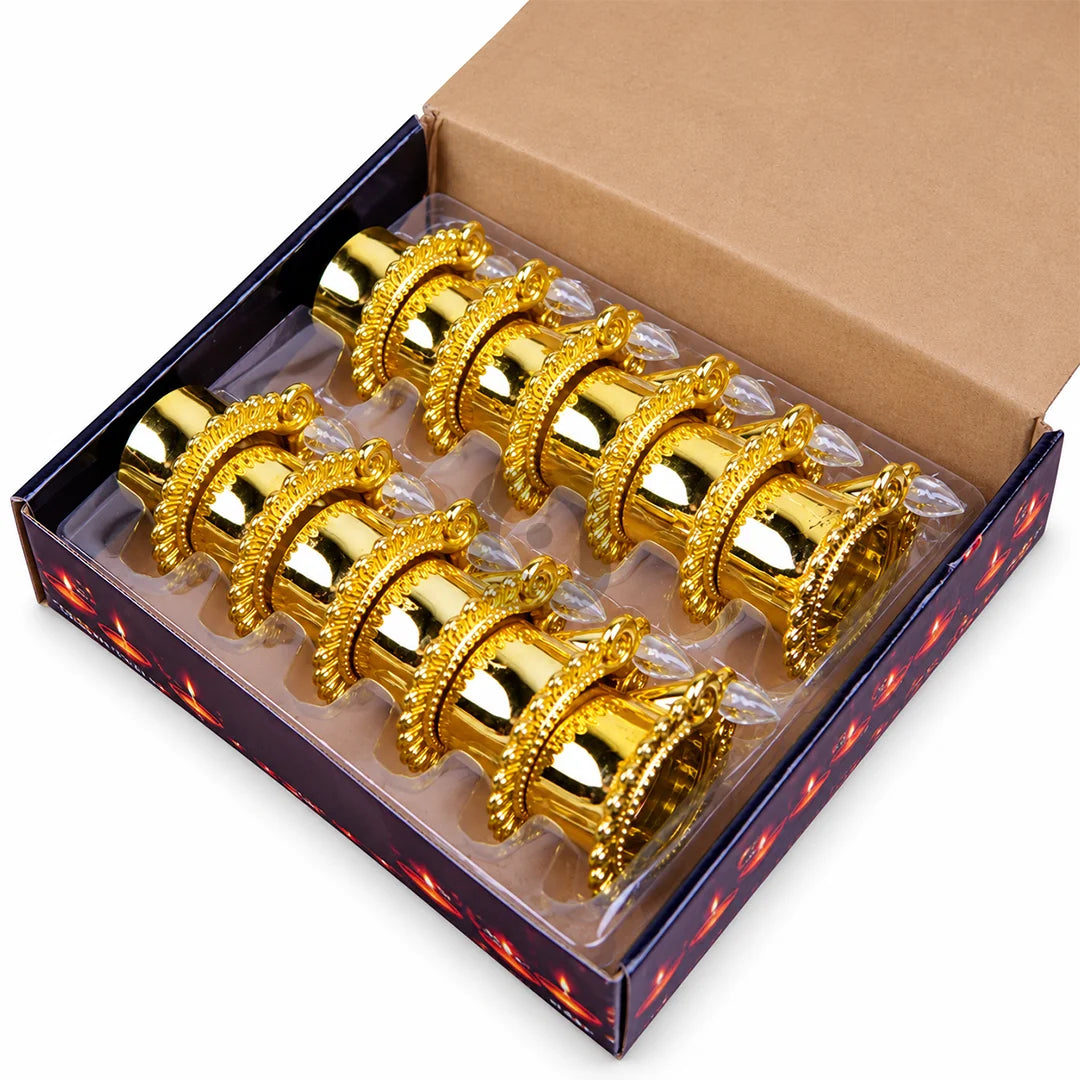 LED Diya Flameless Light – Decorative LED Diya for Diwali & Festival Decor
