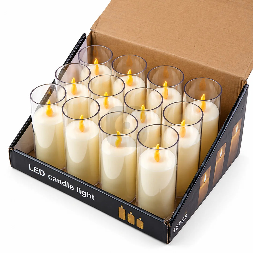 LED Flameless Candles – Realistic Flickering Candle