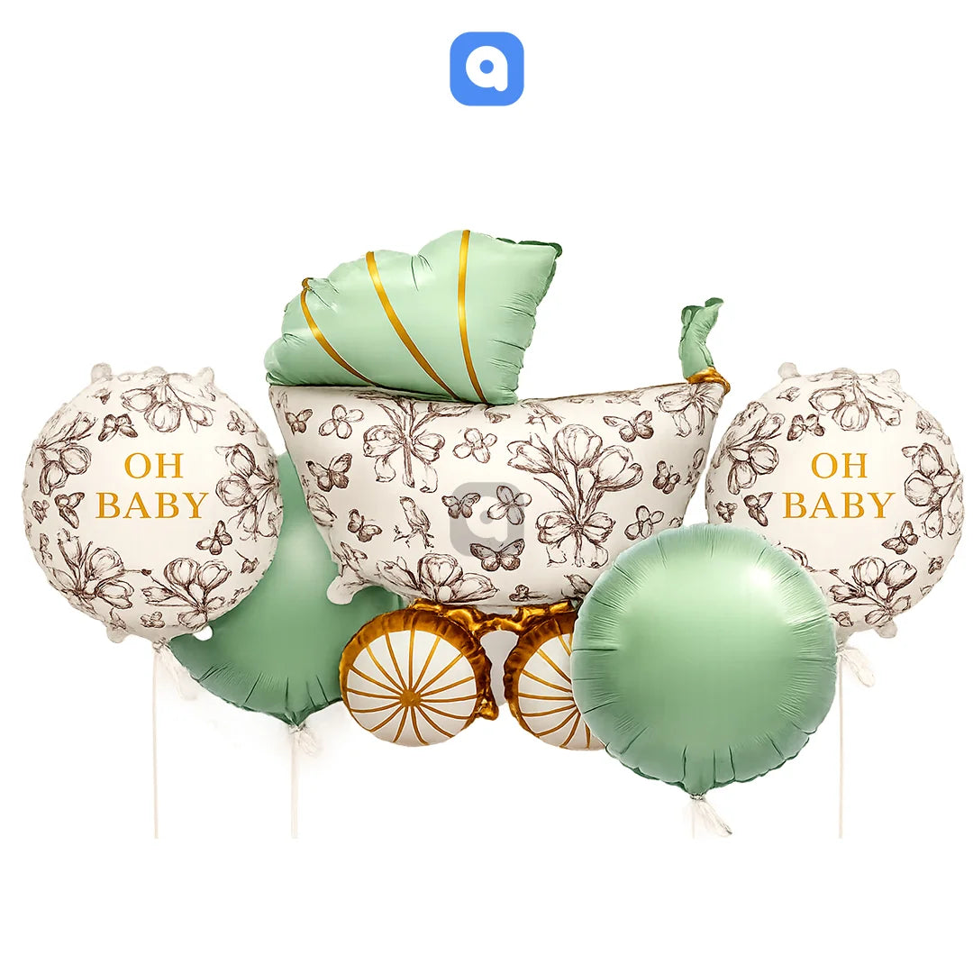 Baby Cart Foil Balloon