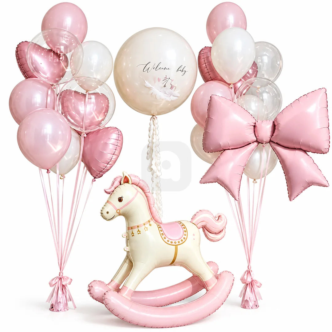 Horse Foil Balloons Kit - 22 pcs kit