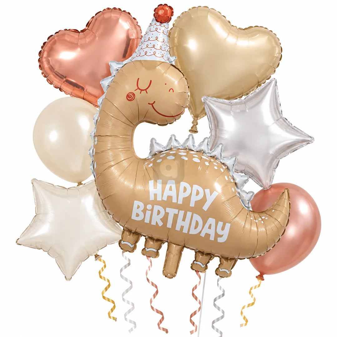 Dinosour Foil Balloon - 8 pcs Set