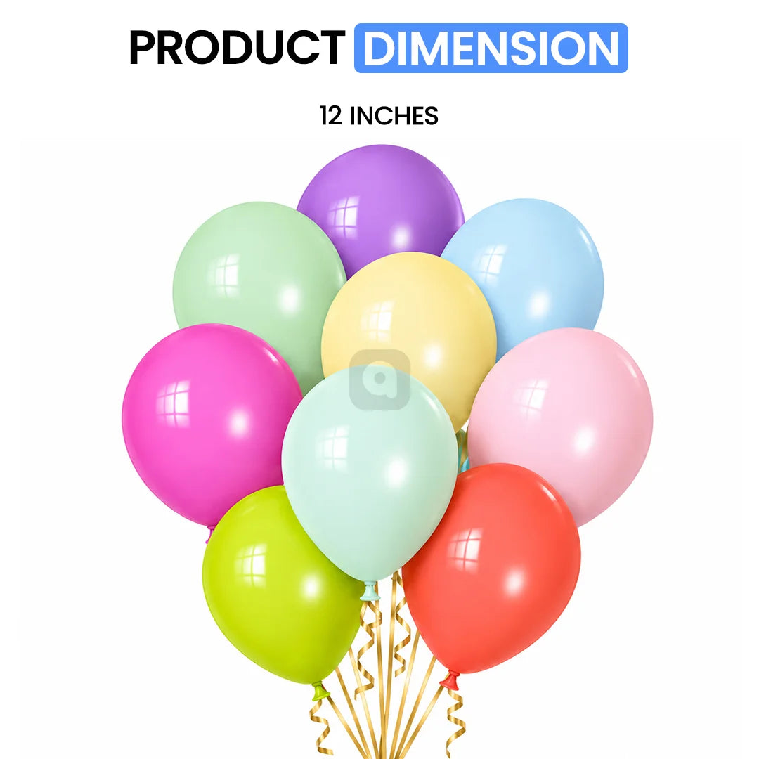 Multicolor Latex Balloons