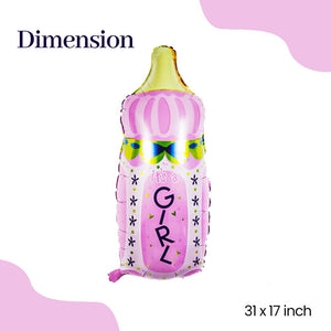 Its a Girl Feeder Shaped Foil Balloons - ardor