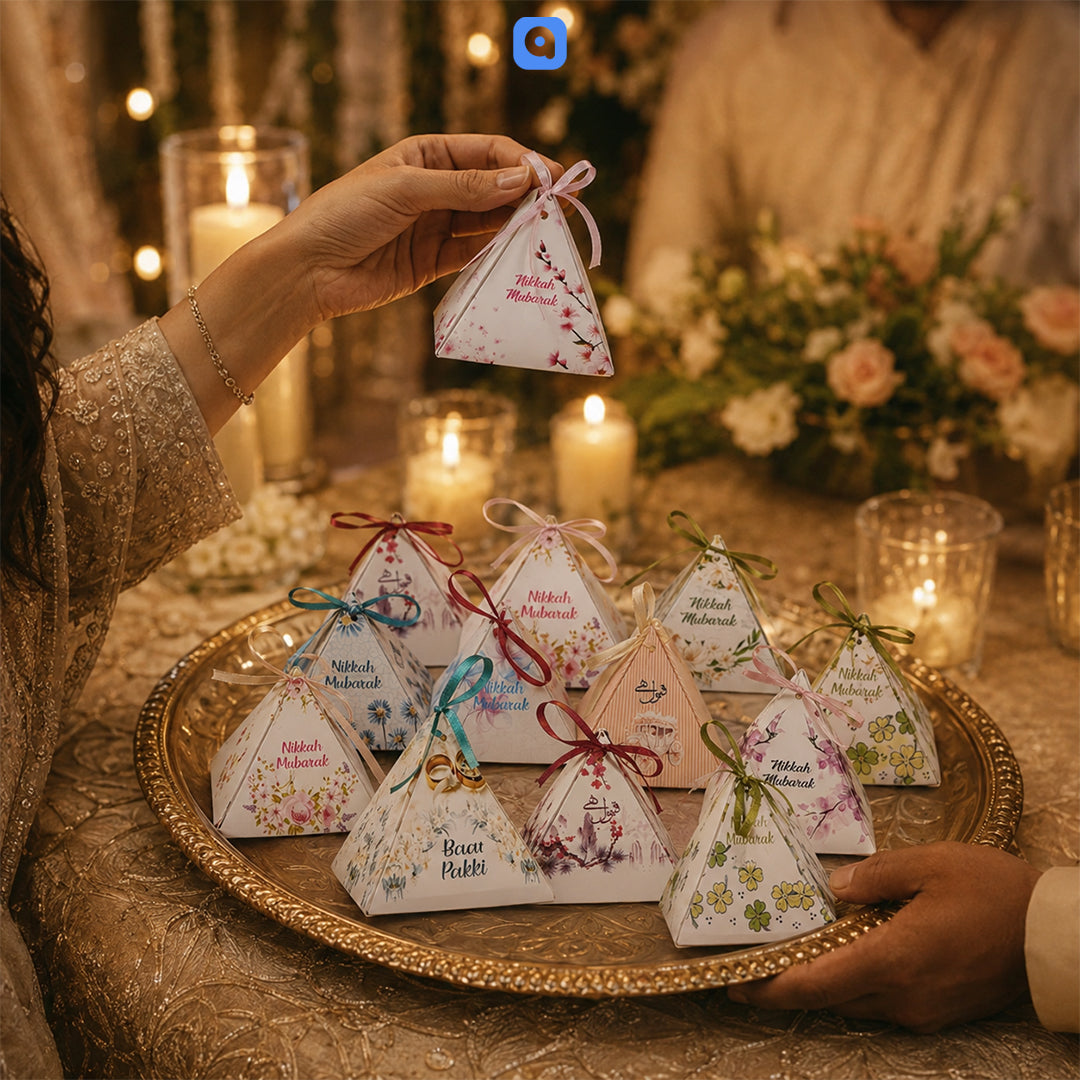 Pyramid Nikkah Pouches