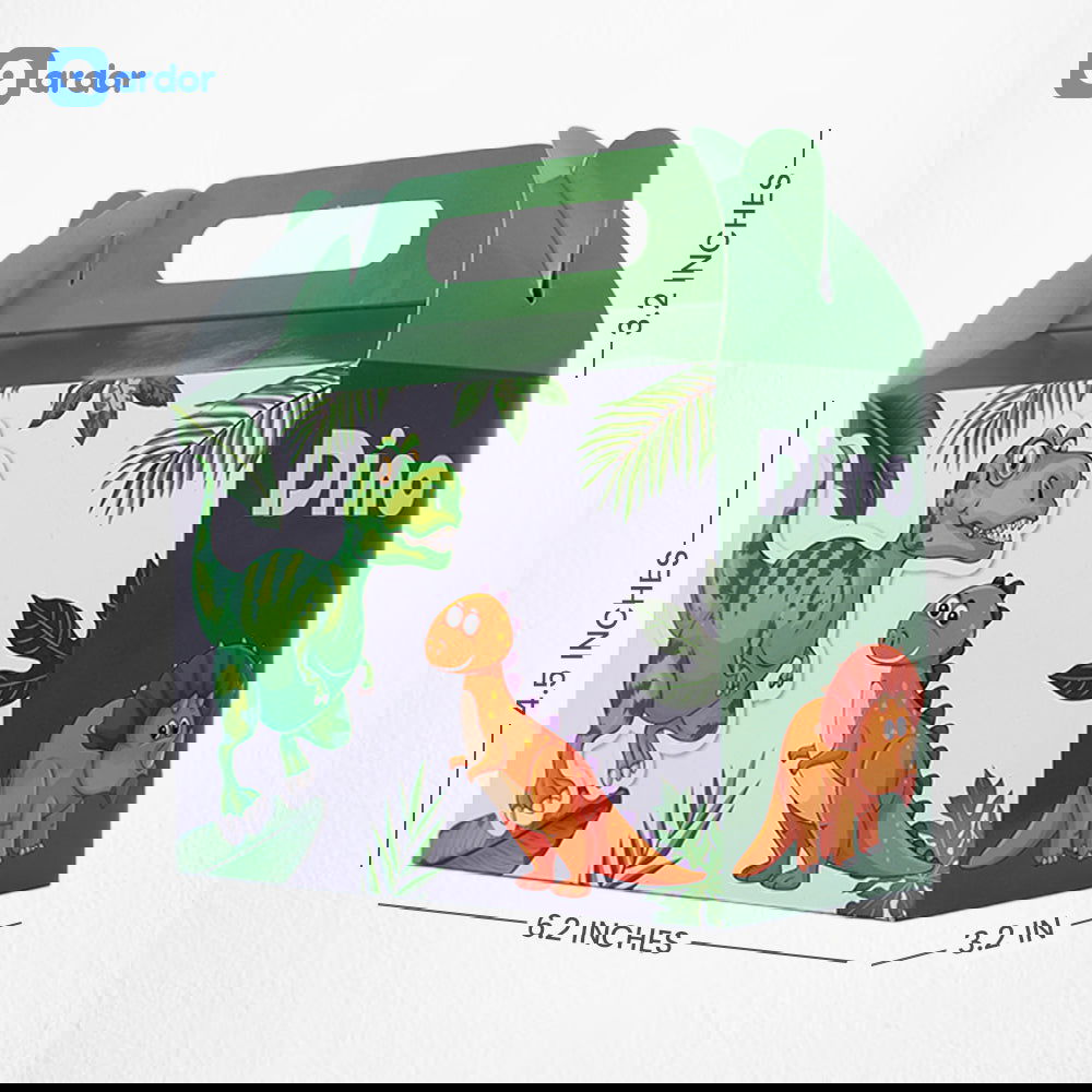 Pack of 10 Dino Theme Goodie Boxes - ardor