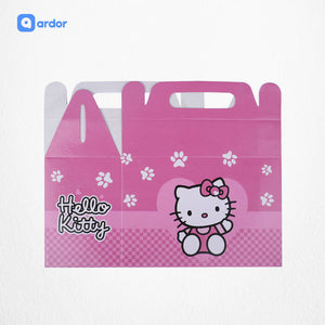 Pack of 10 Hello Kitty Theme Goodie Boxes - ardor