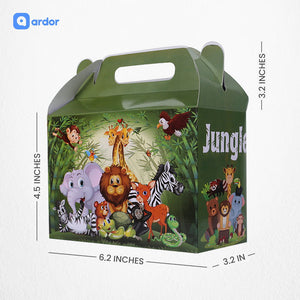 Pack of 10 Jungle Theme Goodie Boxes - ardor