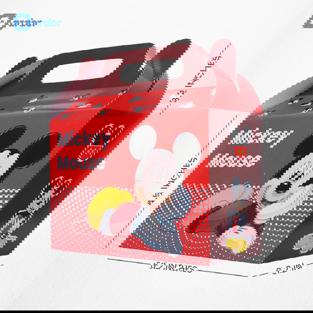 Pack of 10 Mickey Mouse Theme Goodie Boxes - ardor