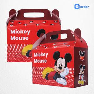 Pack of 10 Mickey Mouse Theme Goodie Boxes - ardor