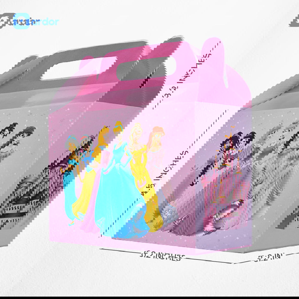 Pack of 10 Princess Theme Goodie Boxes - ardor