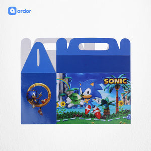 Pack of 10 Sonic Theme Goodie Boxes - ardor