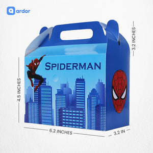 Pack of 10 Spider Man Theme Goodie Boxes - ardor