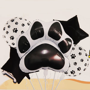 Panda Feet Foil balloons 5 Pcs Set - ardor