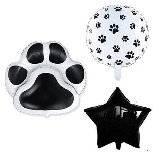 Panda Feet Foil balloons 5 Pcs Set - ardor