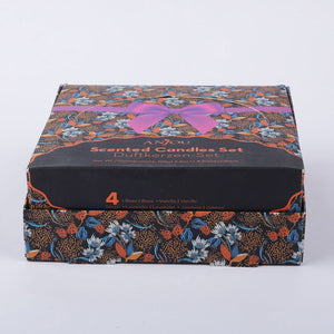 Scented Jar Candles | Pack of 4 | For Room Decor - ardor