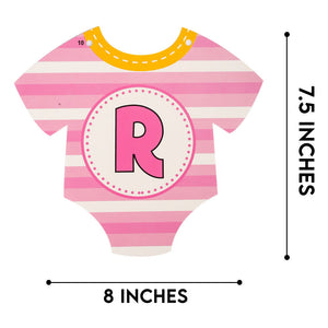 Shirt Shape Baby Shower Hanging Banner - ardor