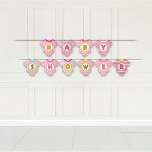 Shirt Shape Baby Shower Hanging Banner - ardor